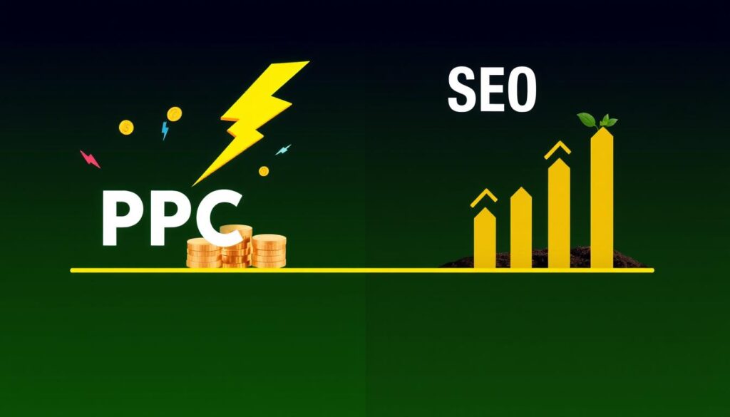 PPC vs SEO timeline comparison